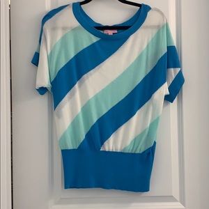 Lily Pulitzer short sleeve striped top